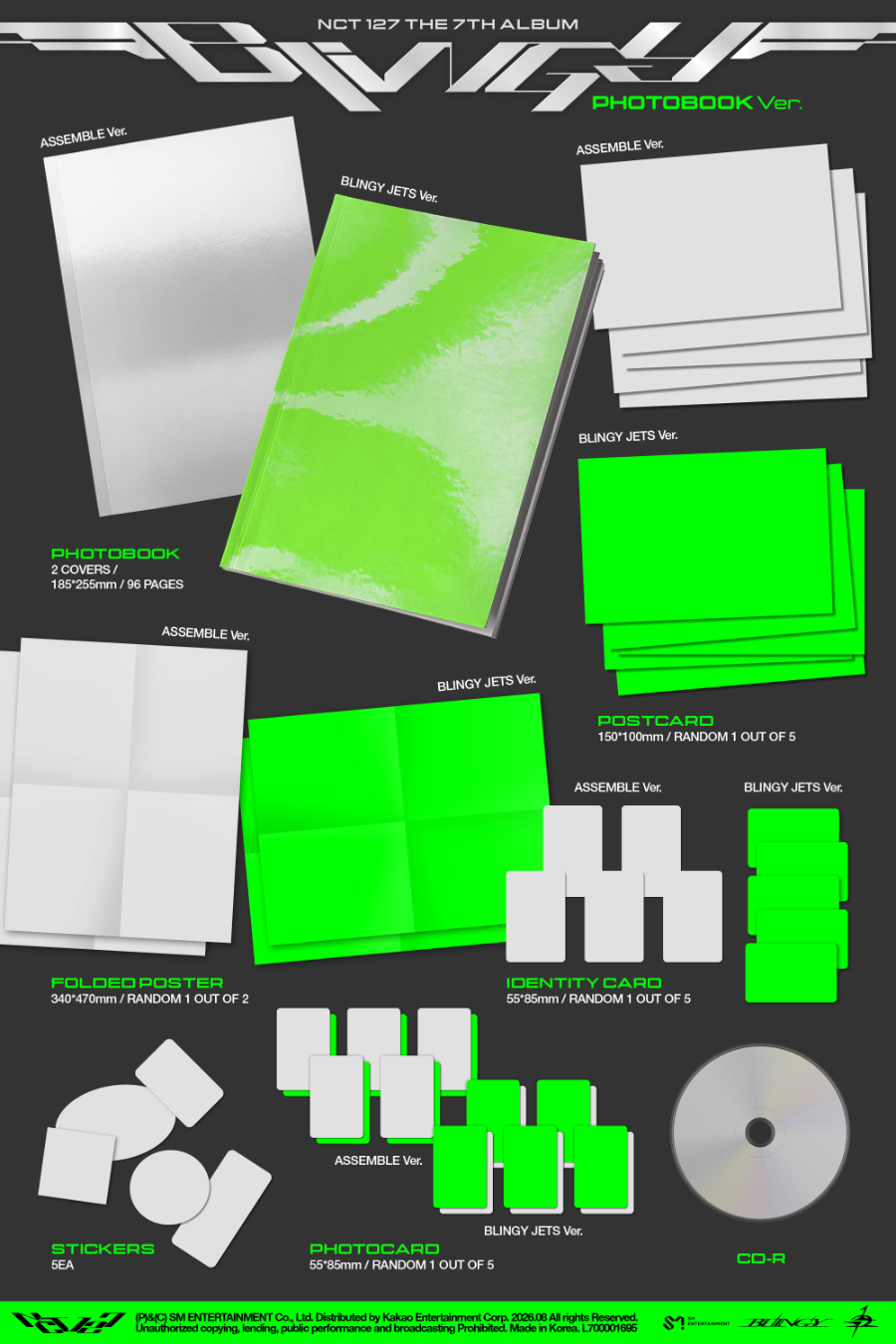 NCT 127 - 7th Album BLINGY [Photobook Ver.]