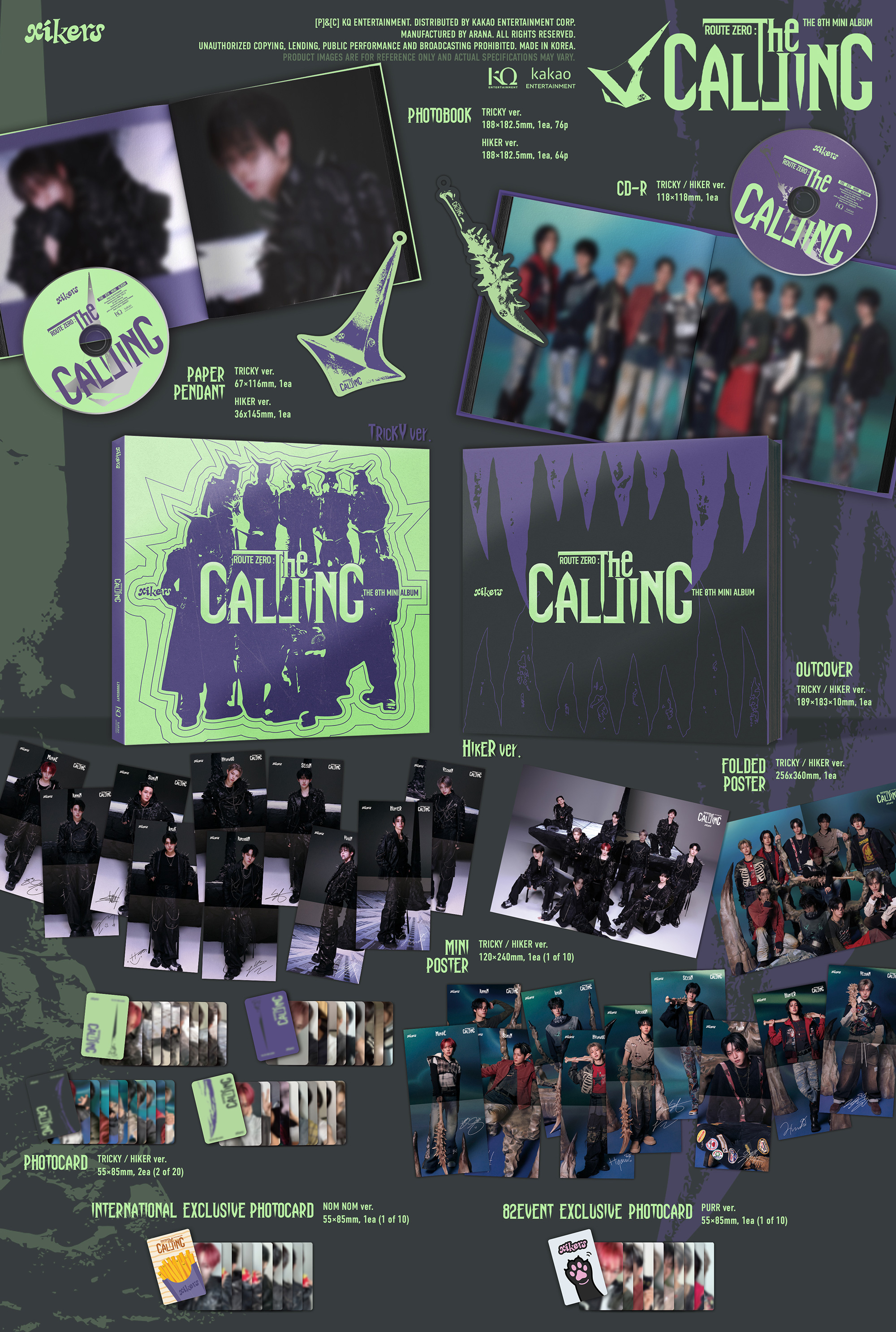 xikers - ROUTE ZERO : The CALLING - 82EVENT Exclusive