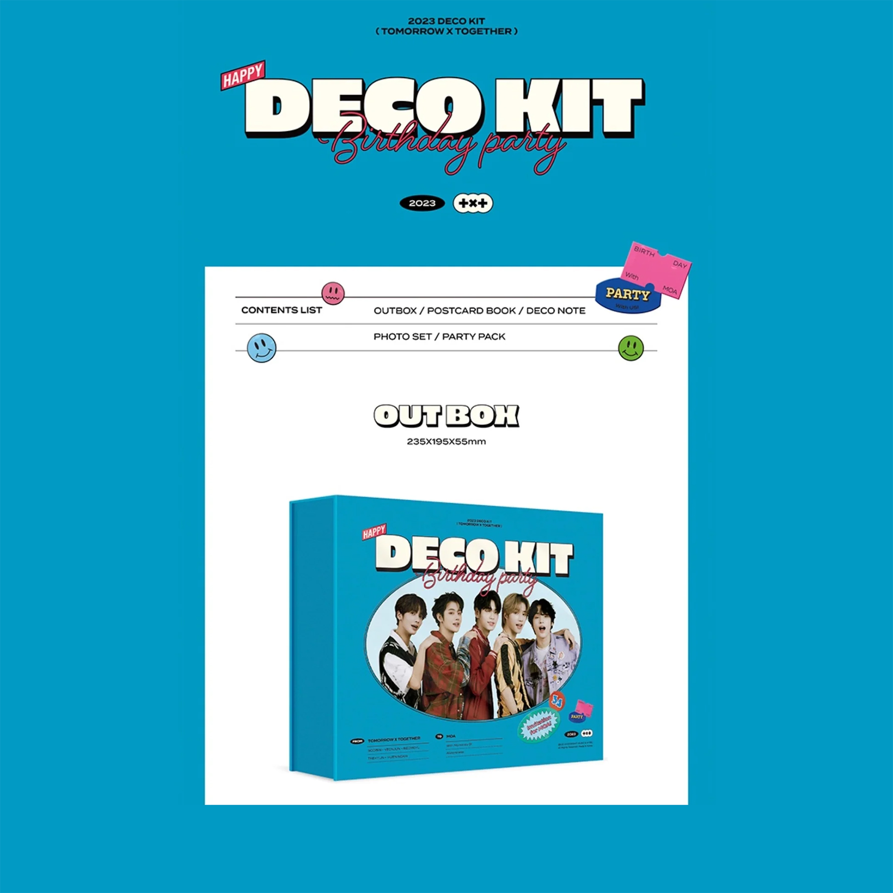 txt-happy-deco-kit-birthday-party-2023 TXT(TOMORROW X TOGETHER) - DECO KIT 2023
