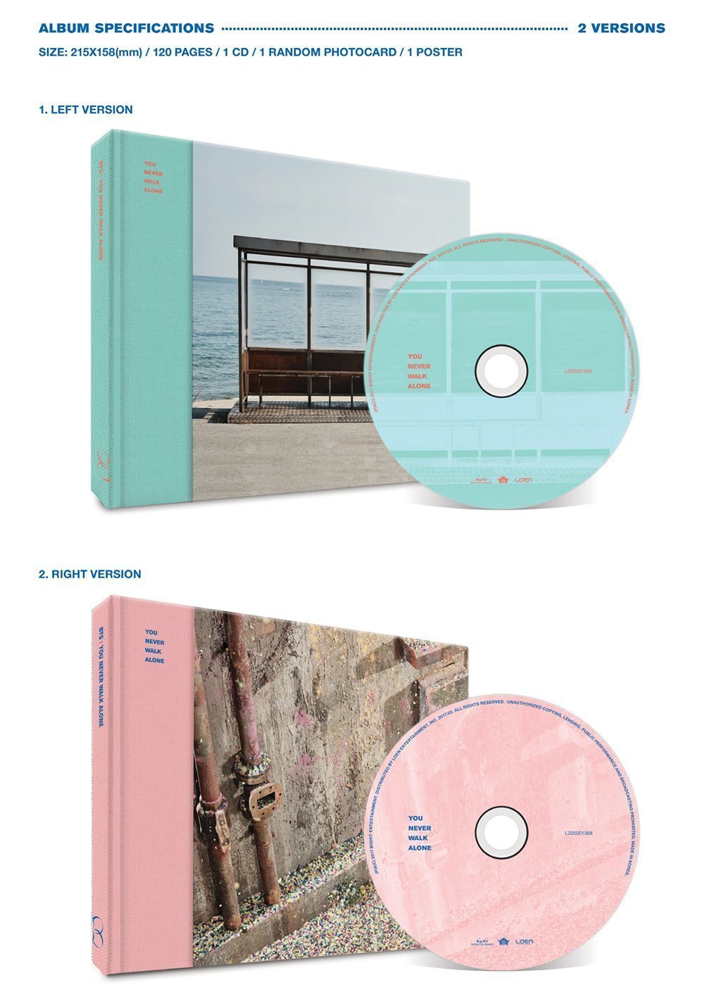 BTS - Wings: You never Walk Alone Album