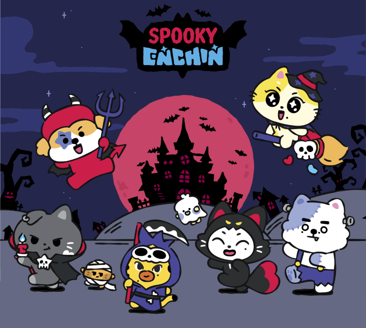 ENHYPEN - SPOOKY ENCHIN Pouch Bag Keyring