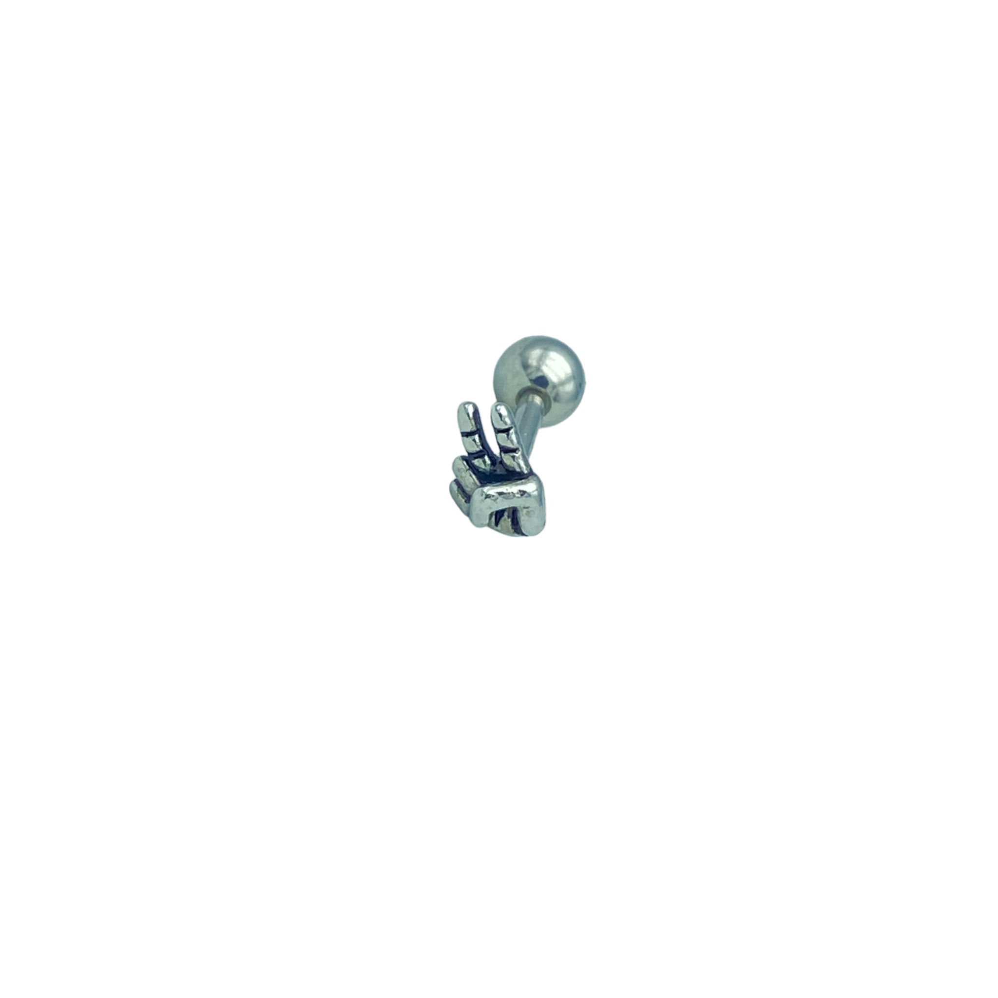Lucky V (Peace) - Ear Piercing