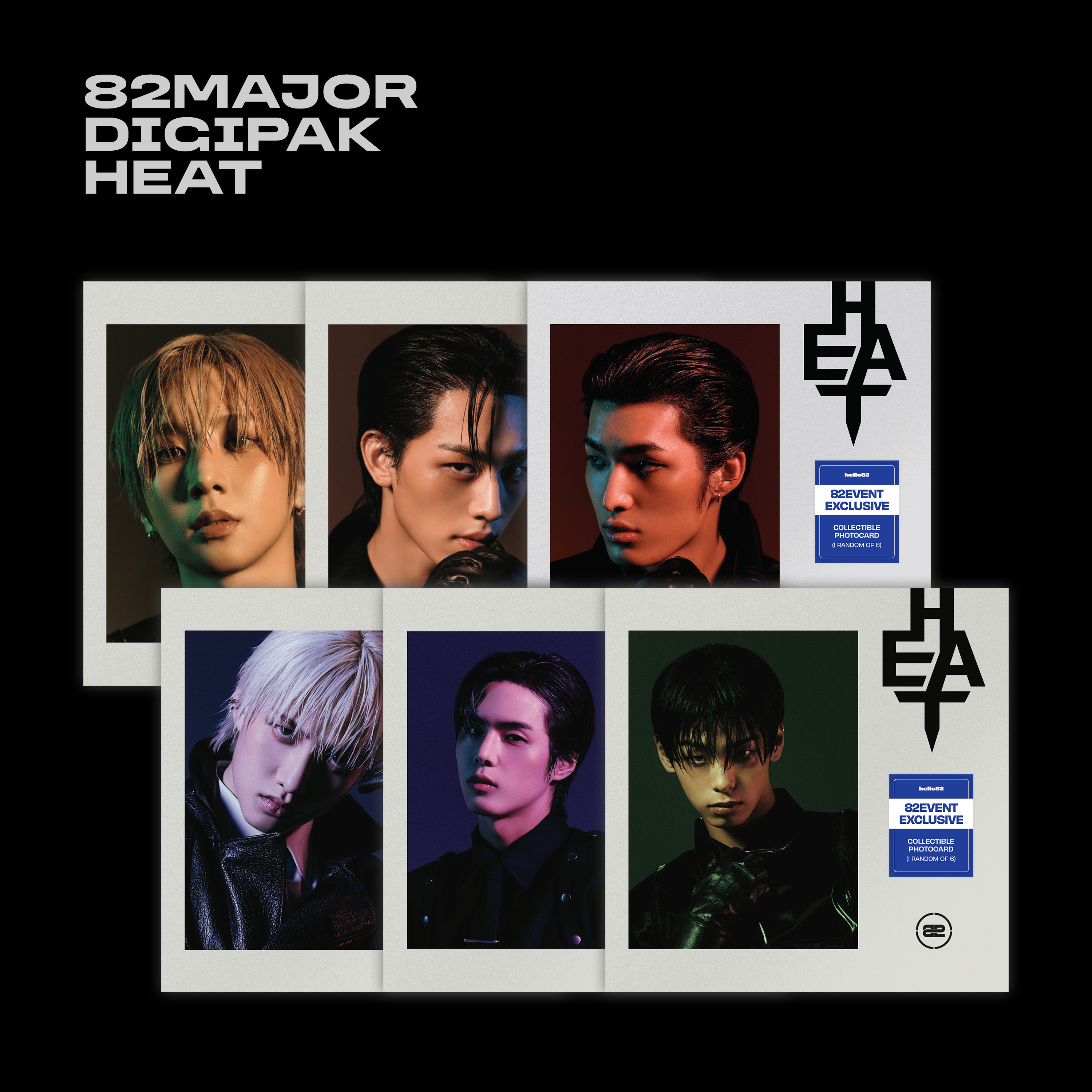 82MAJOR - HEAT (Digipak) - 82EVENT Exclusive (random Cover)