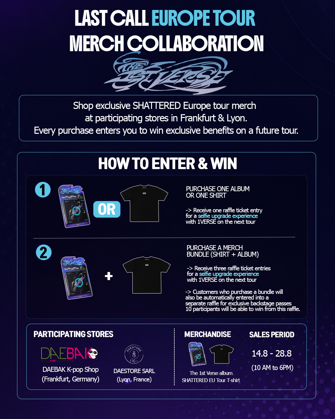 [EVENT] 1VERSE - The 1st Verse + T-Shirt Bundle Set