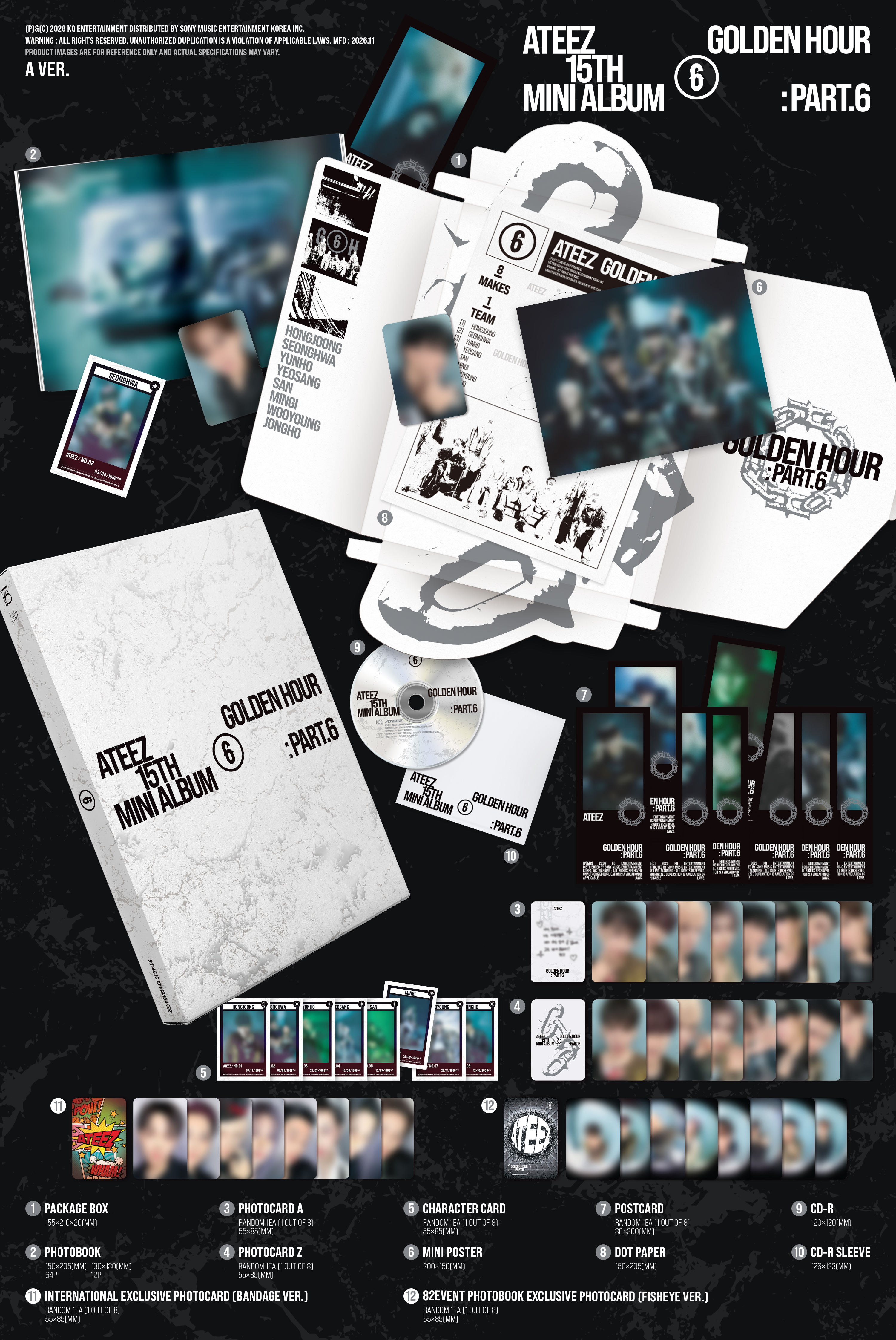 ATEEZ - GOLDEN HOUR : Part.6 - 82EVENT Exclusive