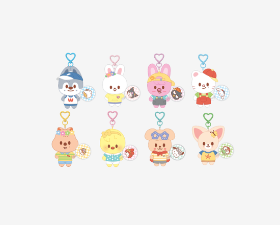 STRAY KIDS - 10CM PLUSH MINI PICKET Ver. - SKZOO X SANRIO CHARACTERS