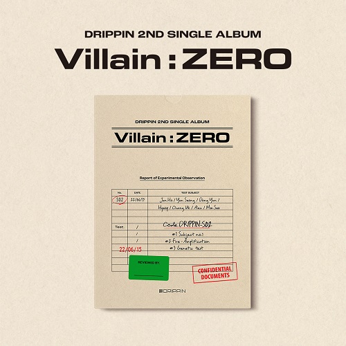 drippin-villain-zero-photobook-beige DRIPPIN - Villain : ZERO 2nd Single Album