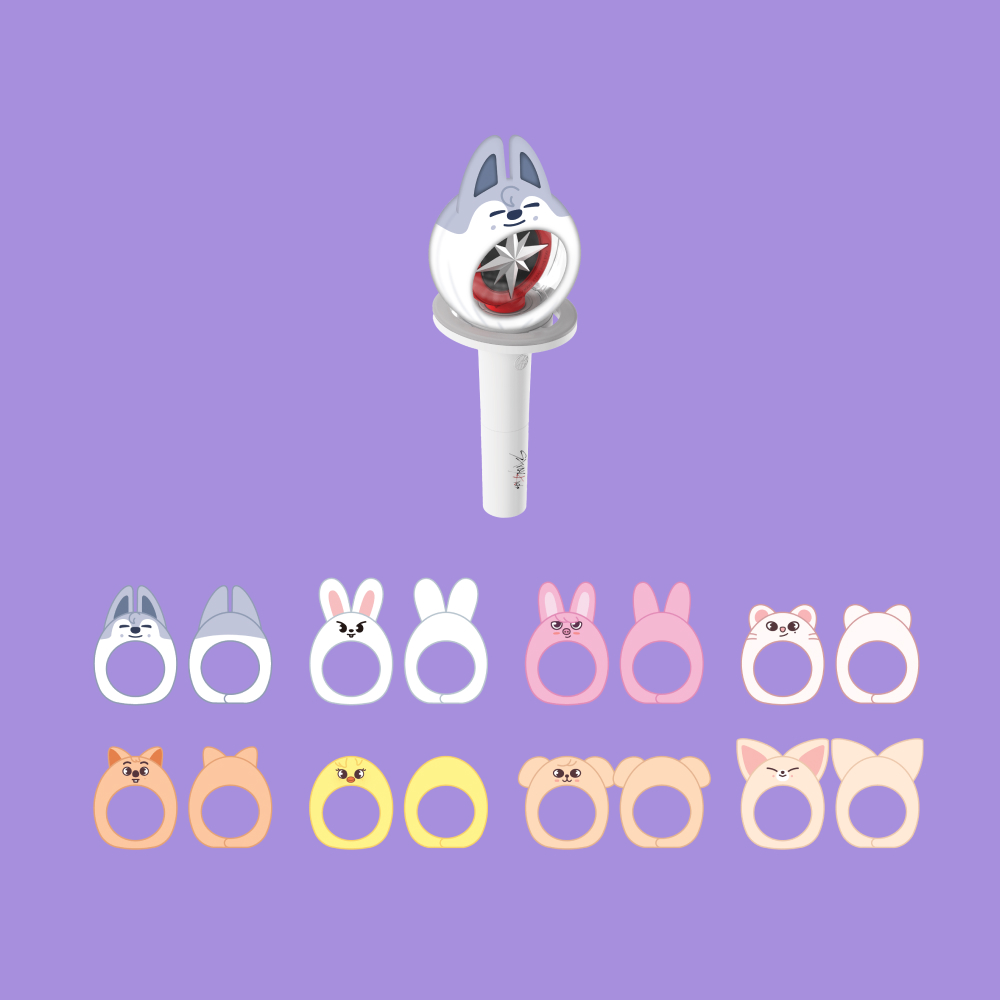 STRAY KIDS - 4th Fanmeeting SKZOO'S MAGIC SCHOOL Official MD - SKZOO LIGHT STICK COVER VER.2