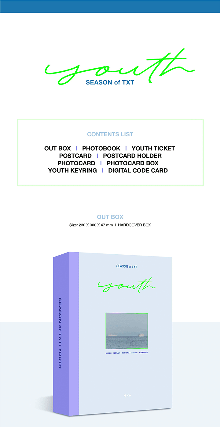 TXT(TOMORROW X TOGETHER) - Season of TXT: YOUTH + POB Mousepad