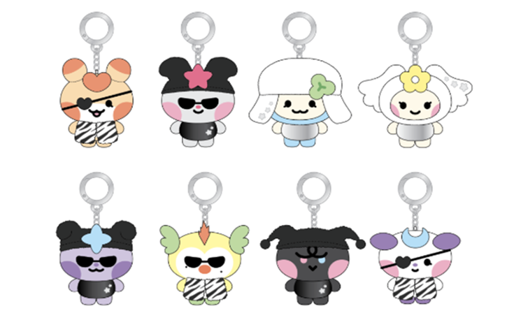 MIGHTEEZ (ATEEZ) - OFFICIAL MD - PLUSH KEYRING POPSTAR