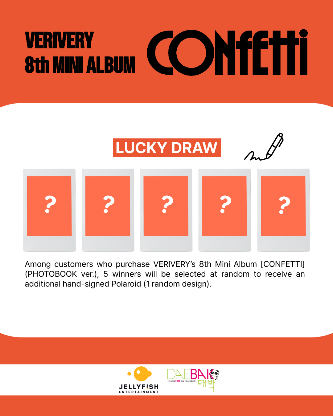 [SIGNED] VERIVERY - CONFETTI [Photobook Ver.] + Daebak exclusive Photocard