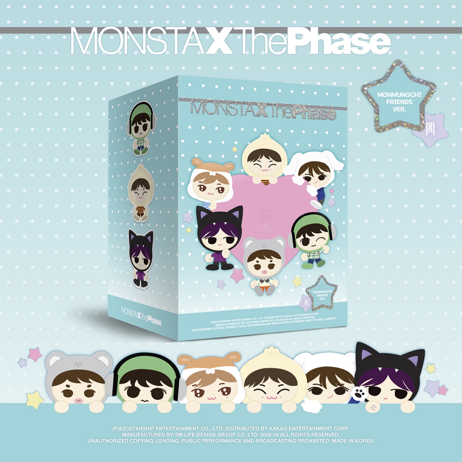 MONSTA X - The Phase [MONMUNGCHI FRIENDS Ver.]