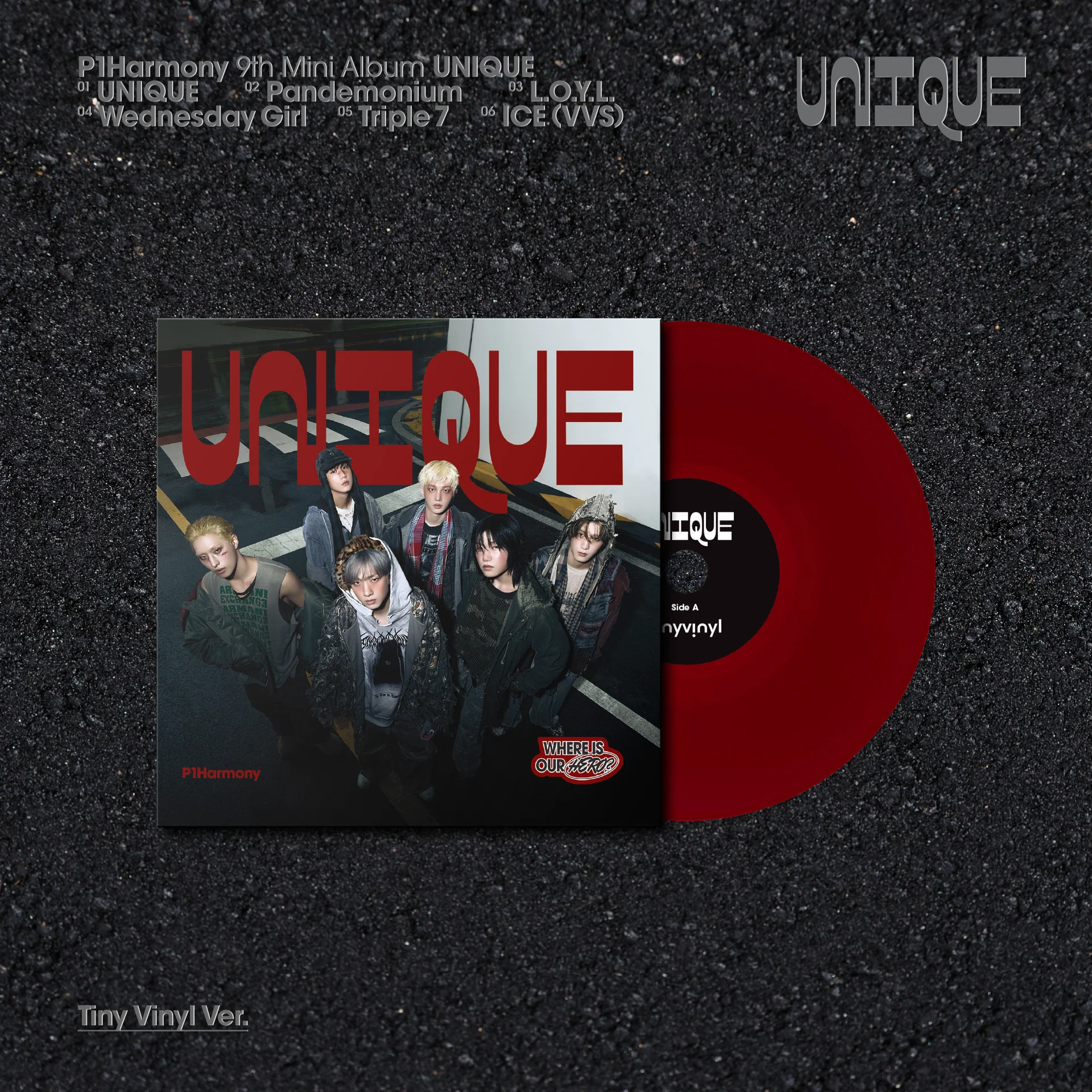 P1Harmony - UNIQUE (Tiny Vinyl) (EUROPE EXCLUSIVE)