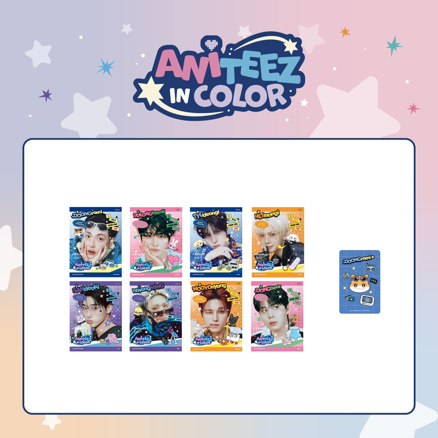 ATEEZ - ANITEEZ IN COLOR OFFICIAL MD - mini Photobook