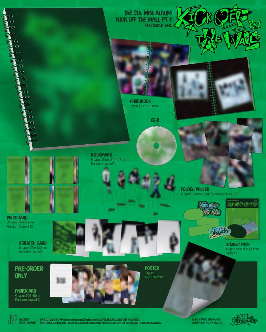 KickFlip - KICK OFF THE WALL Pt.1 [PHOTOBOOK Ver.]