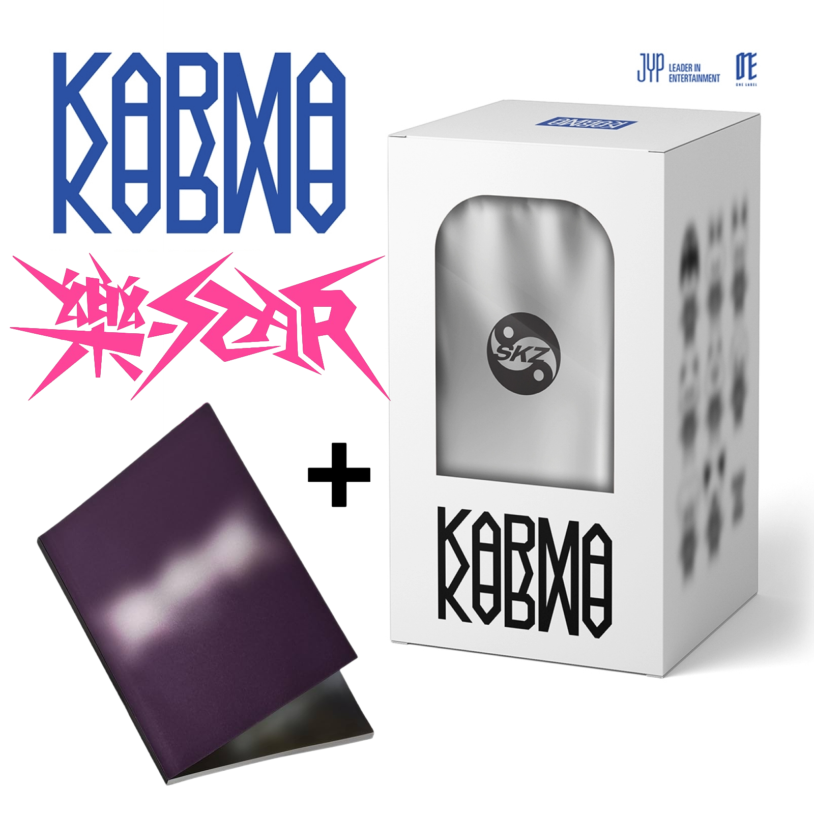 [BUNDLE SET] STRAY KIDS - KARMA [SKZOO Ver.]  樂-STAR (Rock-Star) Album [Limited Star Ver.]