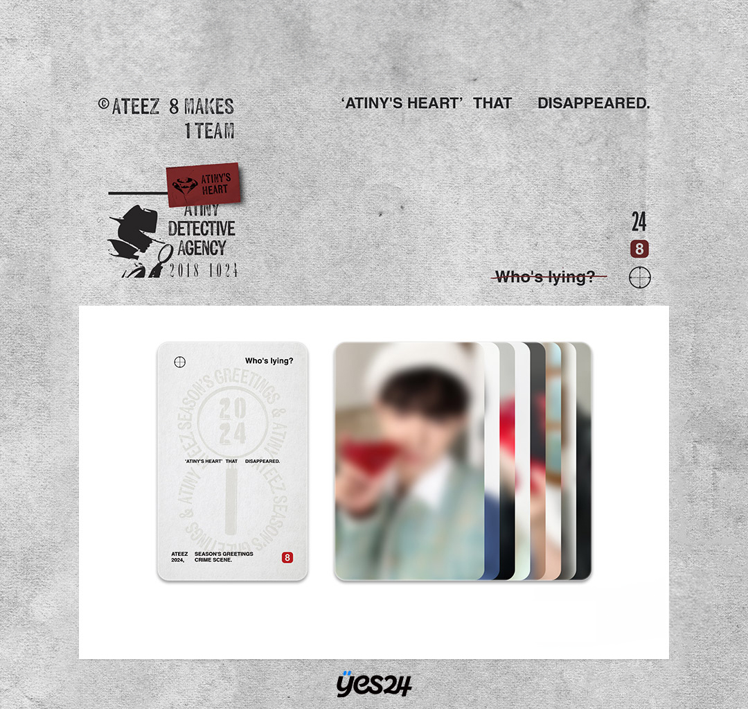 ATEEZ-2024-Season-Greeting-POB ATEEZ - 2024 SEASON'S GREETINGS Official Photo card Set YES24