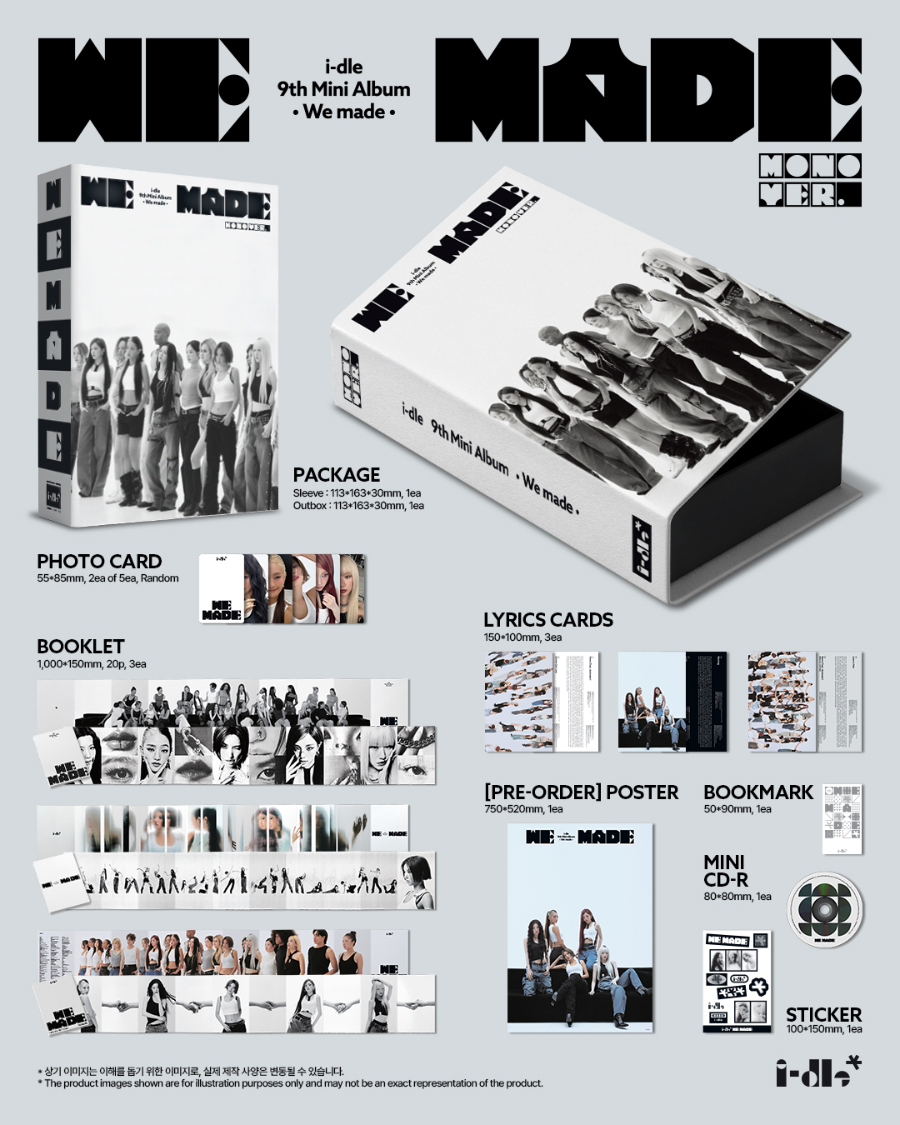 i-dle - 9th Mini [We made] (A/Mono Ver.)