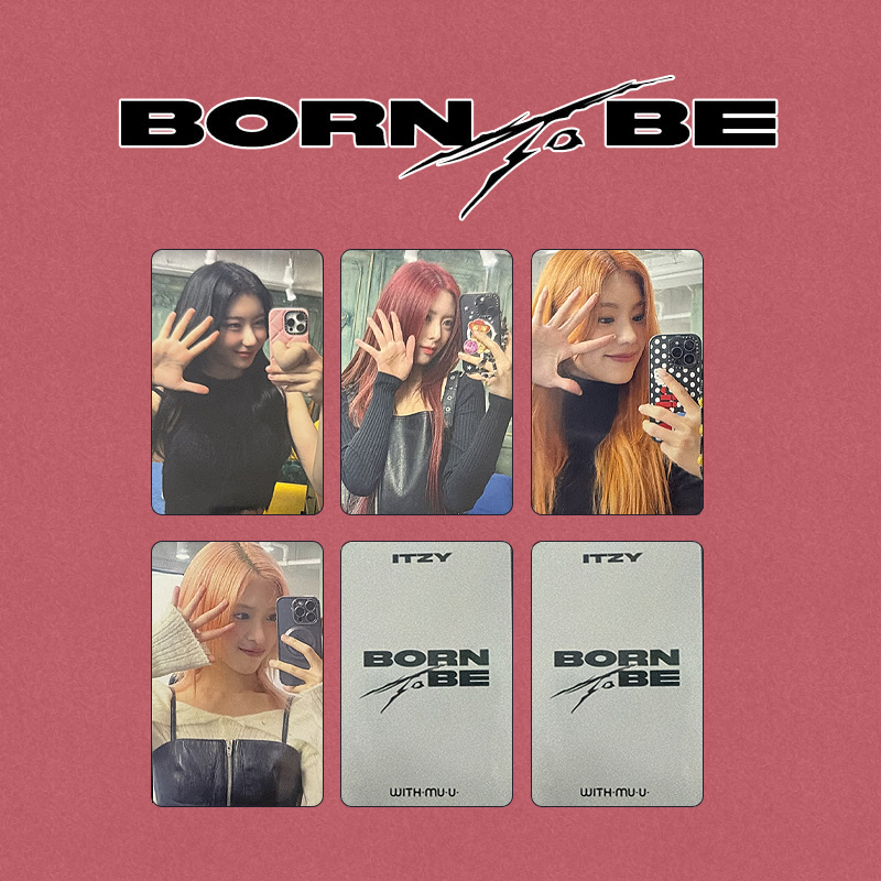 ITZY - Born to be Official POB withmuu Photo Card Set