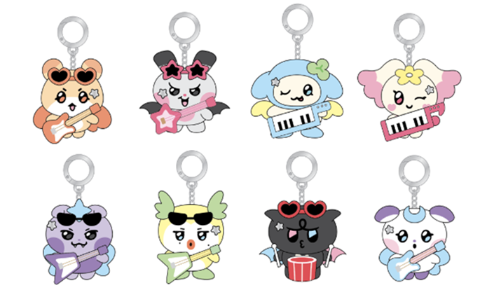 MIGHTEEZ (ATEEZ) - OFFICIAL MD - PLUSH KEYRING ROCKSTAR