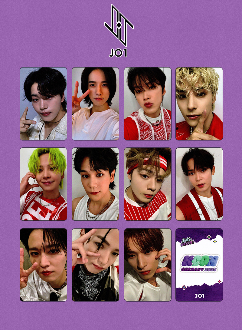 jo1-kcon-germany-photocard-set JO1 - KCON GERMANY 2024 - Photo Card Set