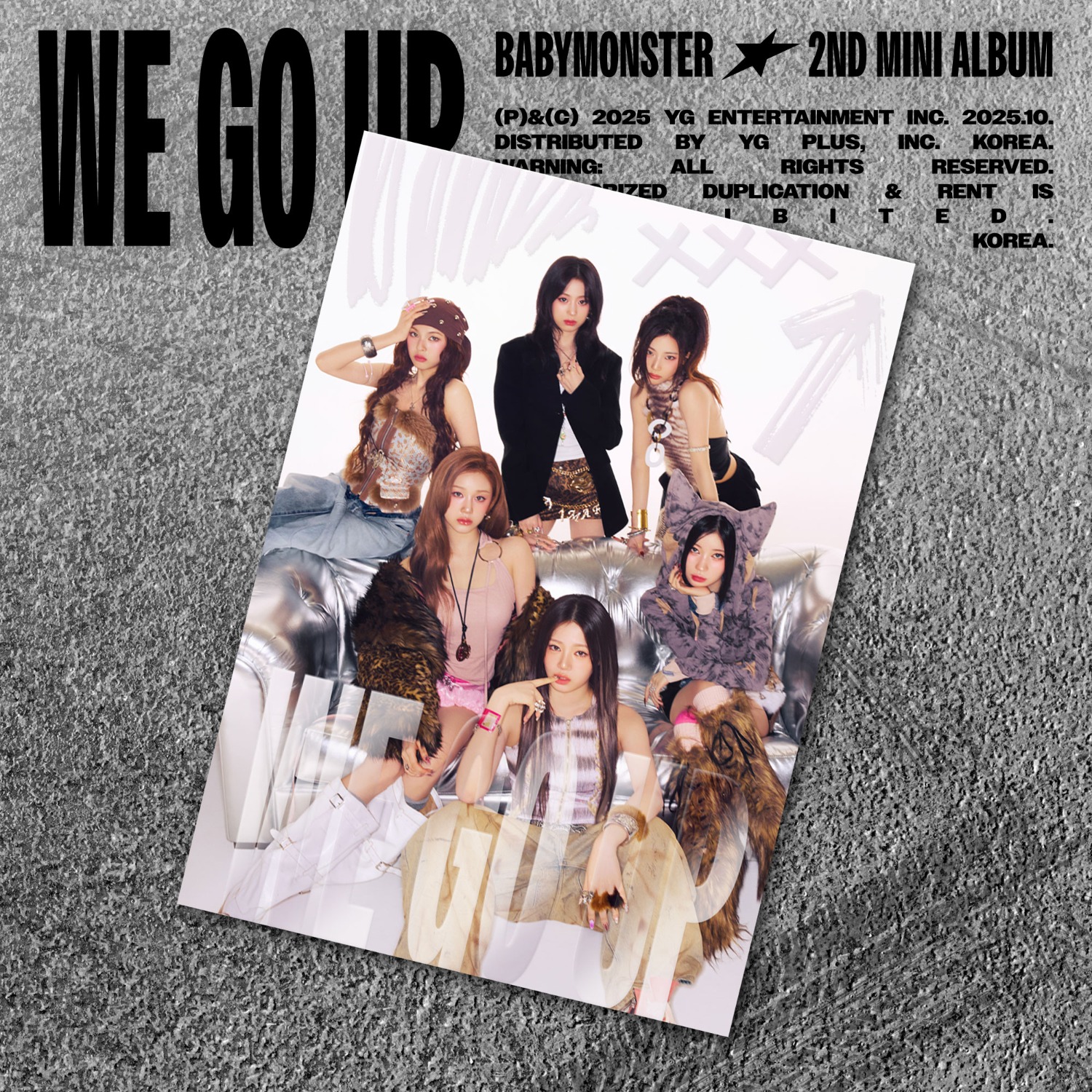BABYMONSTER - 2nd MINI ALBUM [WE GO UP] (POSTCARD Ver.) Exclusive Version