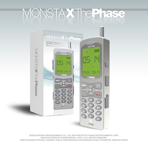 MONSTA X - The Phase [MX-0514 Table Clock ver.]