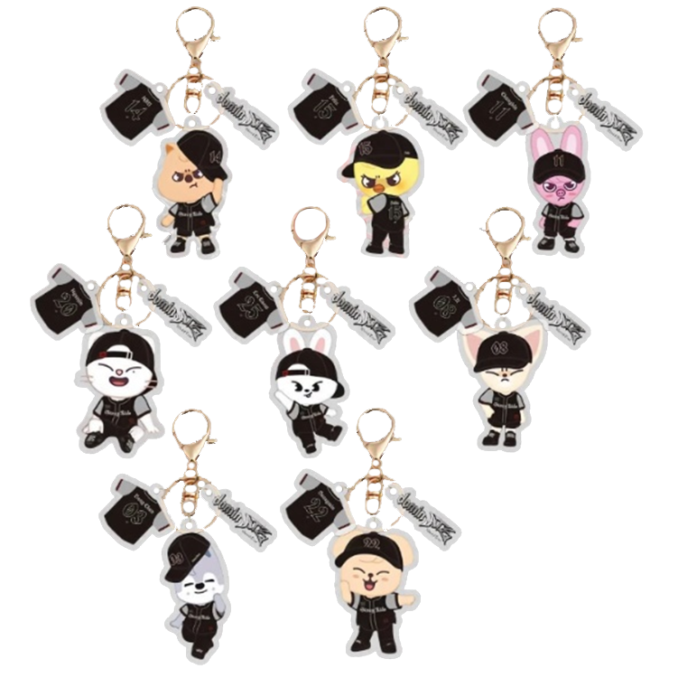 Jyp Key Chain Stray Kids - DominATE Acrylic SKZOO Keychain | Dwaekki (Changbin ...