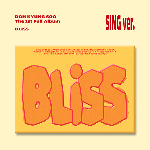 D.O - BLISS 1st Full Album D.O - BLISS 1st Full Album