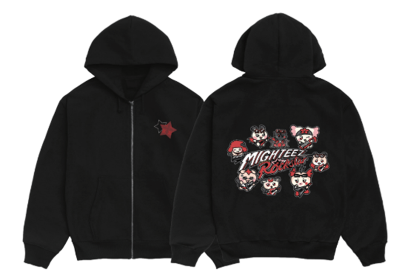 MIGHTEEZ (ATEEZ) - OFFICIAL MD - COLLER POP ZIPUP HOODIE