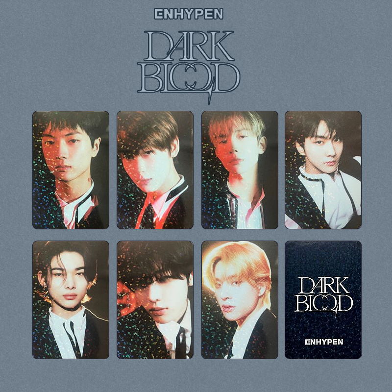enhypen-dark-blood-photocard-set-glitter ENHYPEN - Official POB Dark Blood Photo Card Set
