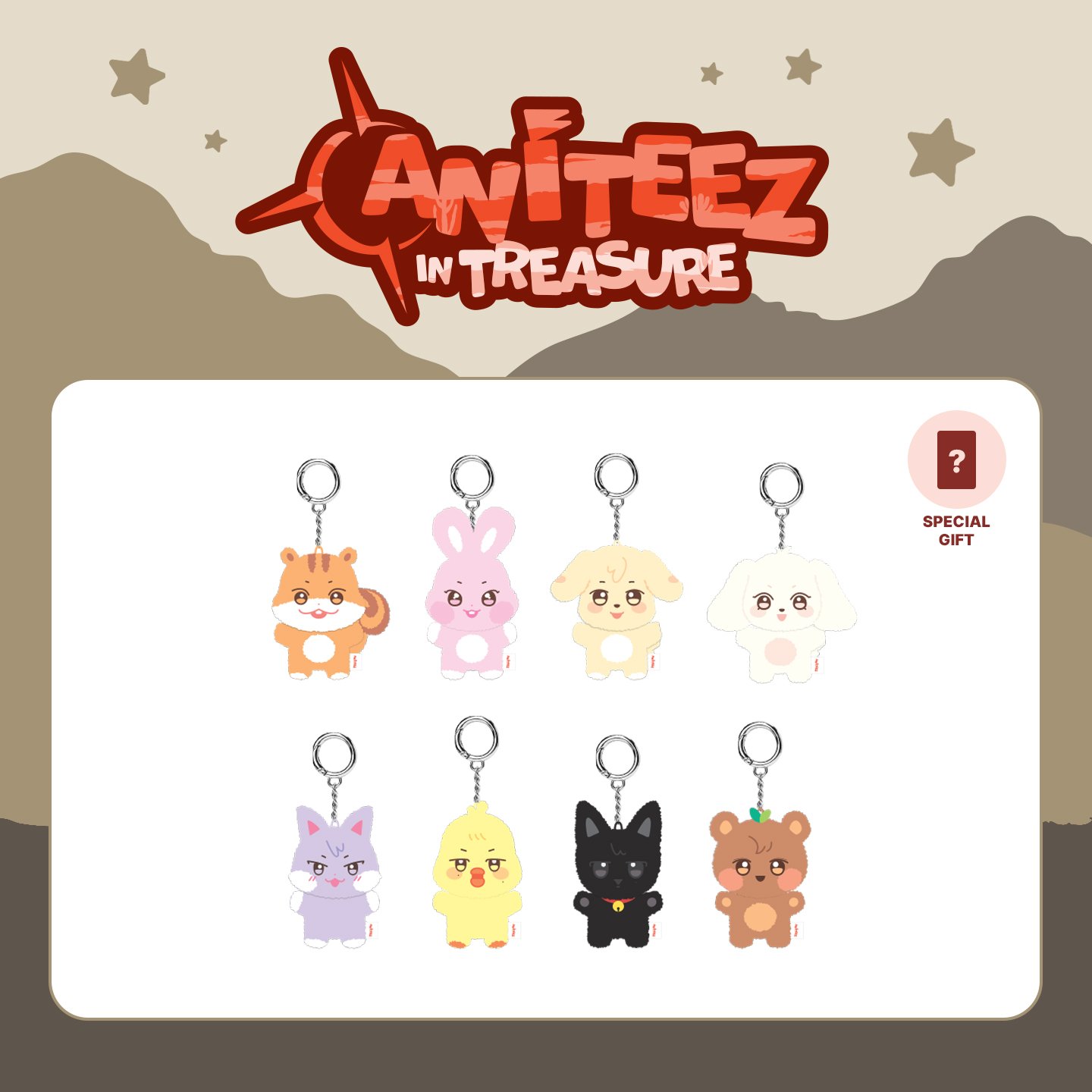 ATEEZ x [ANITEEZ IN TREASURE] MD - Mini Plush