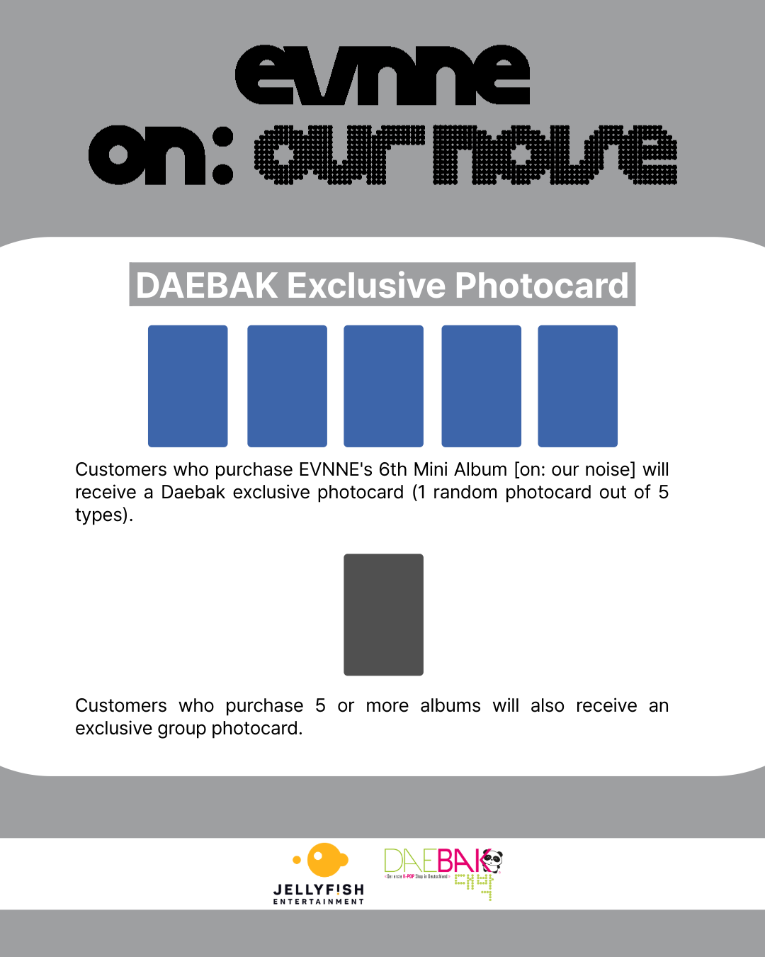 [SIGNED] EVNNE - 6th mini Album on: our noise