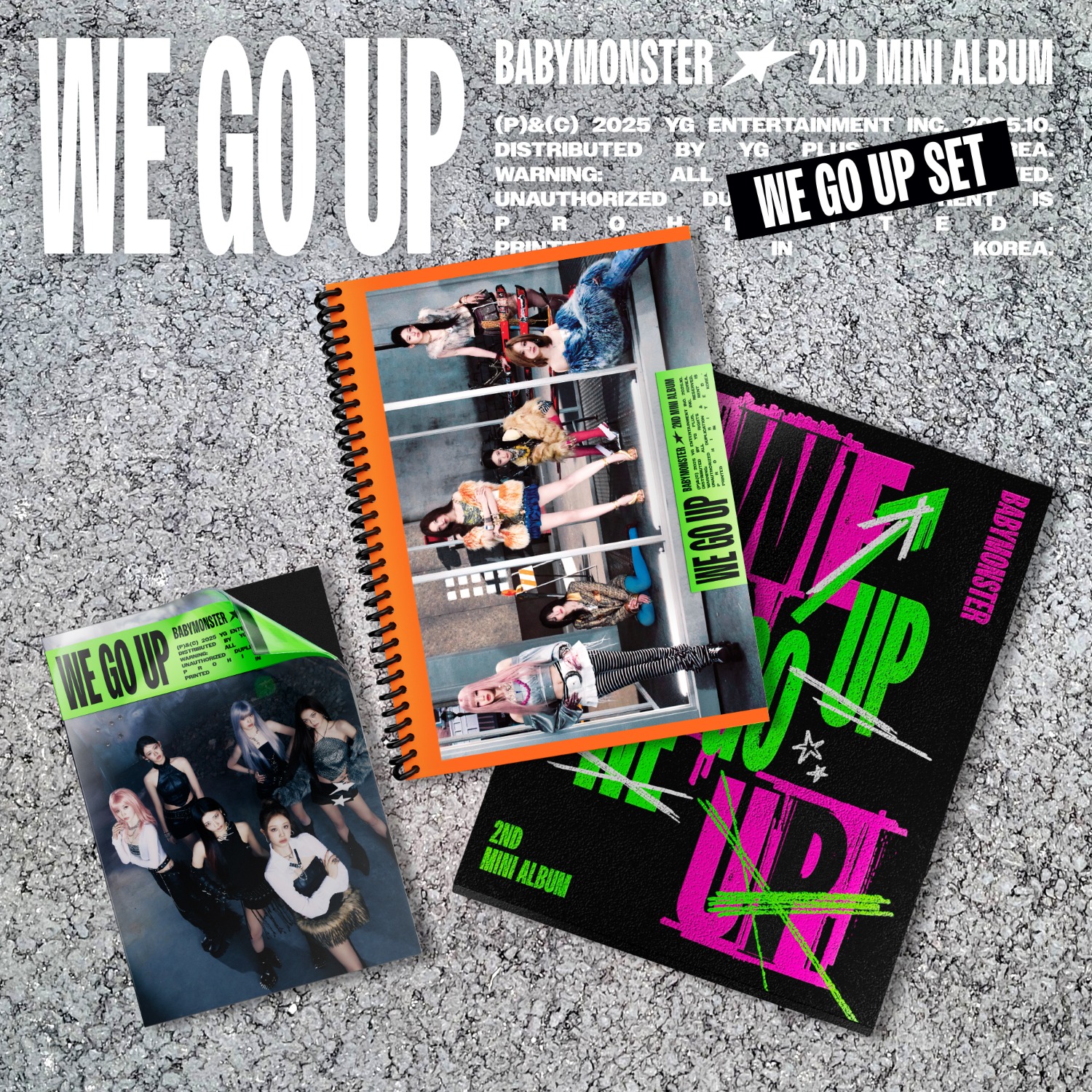 BABYMONSTER - 2nd MINI ALBUM [WE GO UP] (Exclusive Version)