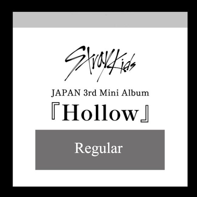 STRAY KIDS - 3rd Mini JAPAN Album [HOLLOW]