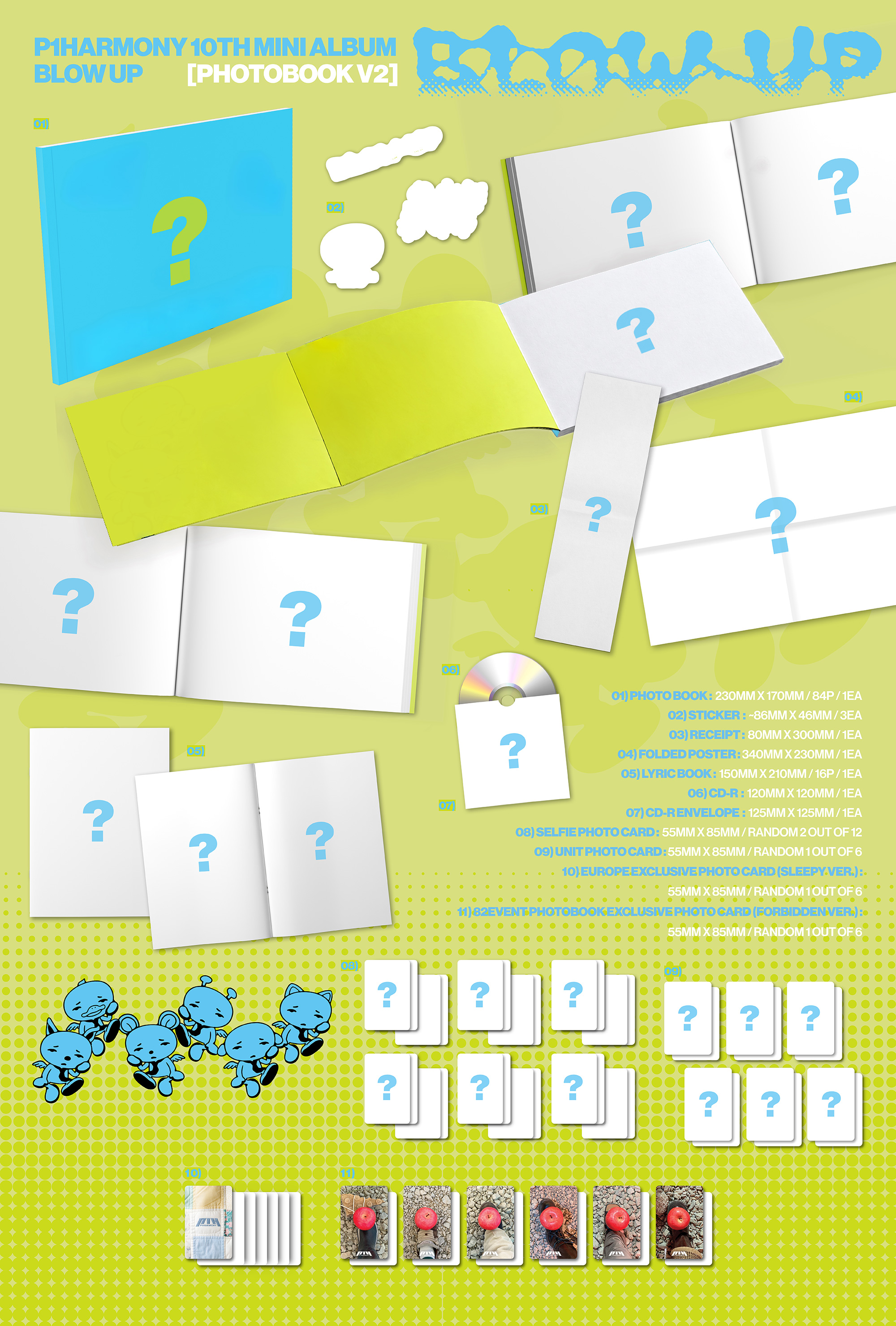 P1Harmony - BLOW UP (Photobook Ver.) - Europe 82EVENT Exclusive