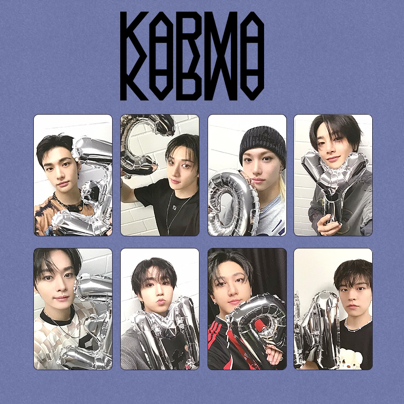 STRAY KIDS - KARMA Official POB FANS SHOP Photo Card Set