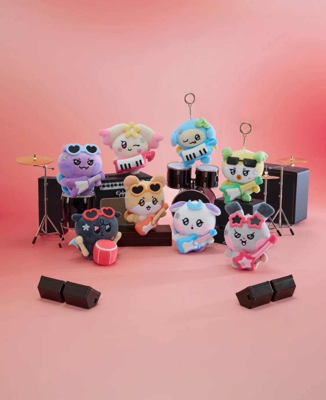 MIGHTEEZ (ATEEZ) - OFFICIAL MD - PLUSH KEYRING ROCKSTAR
