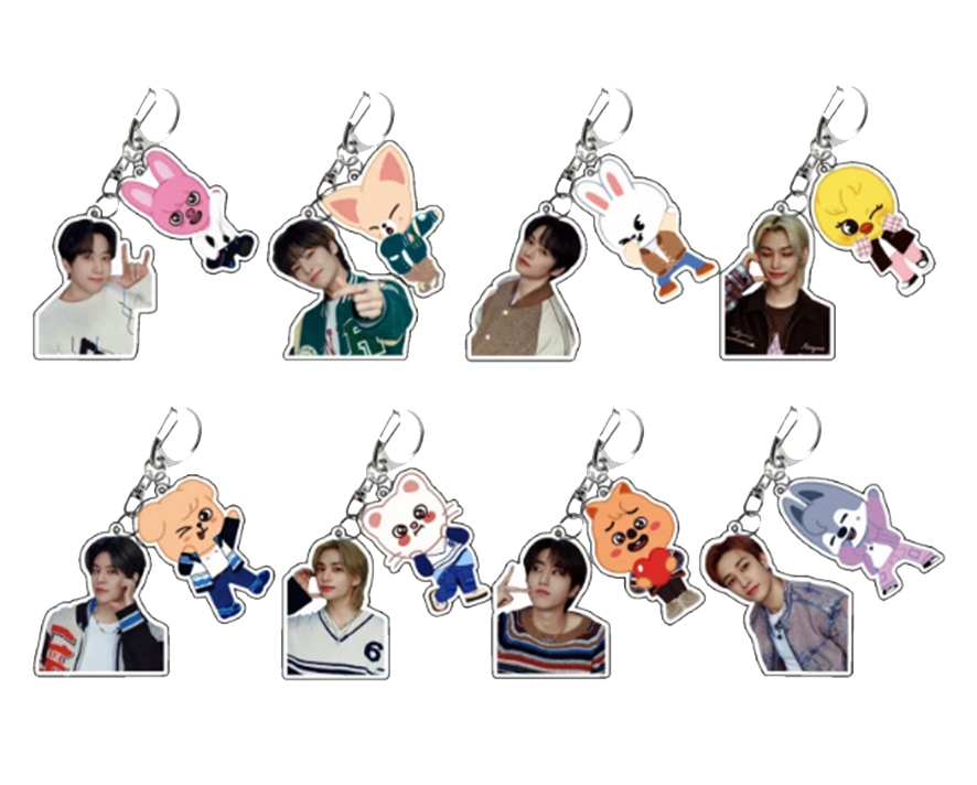 Stray Kids - Member + Skzoo Keychain