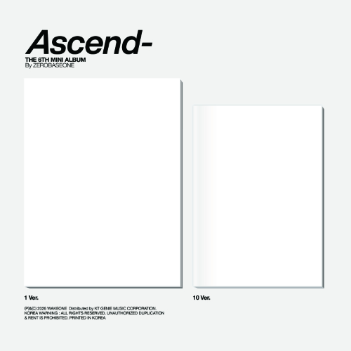 ZEROBASEONE - Ascend- [Photobook Ver.]