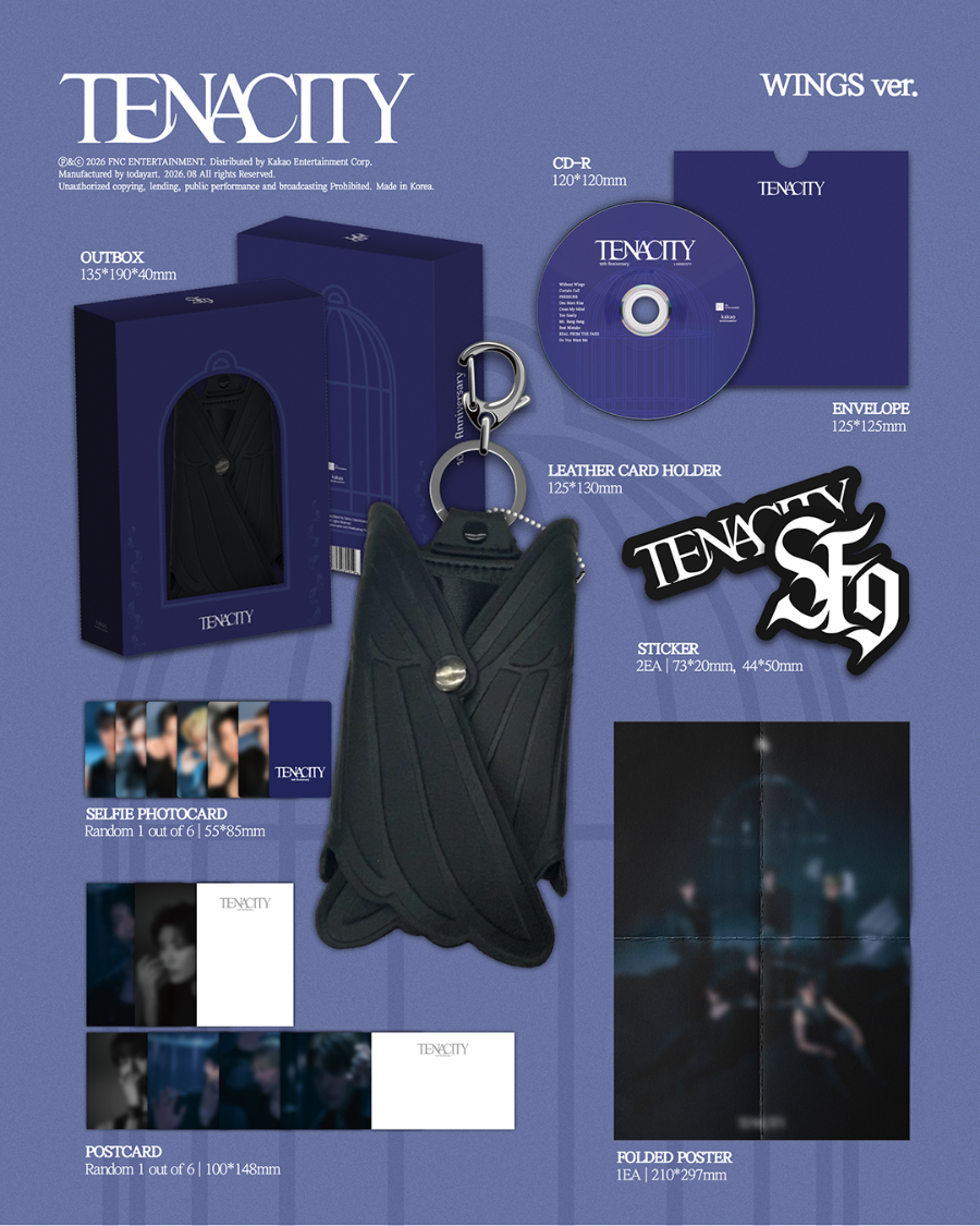 SF9 - 2nd Album TENACITY [Wings Ver.]
