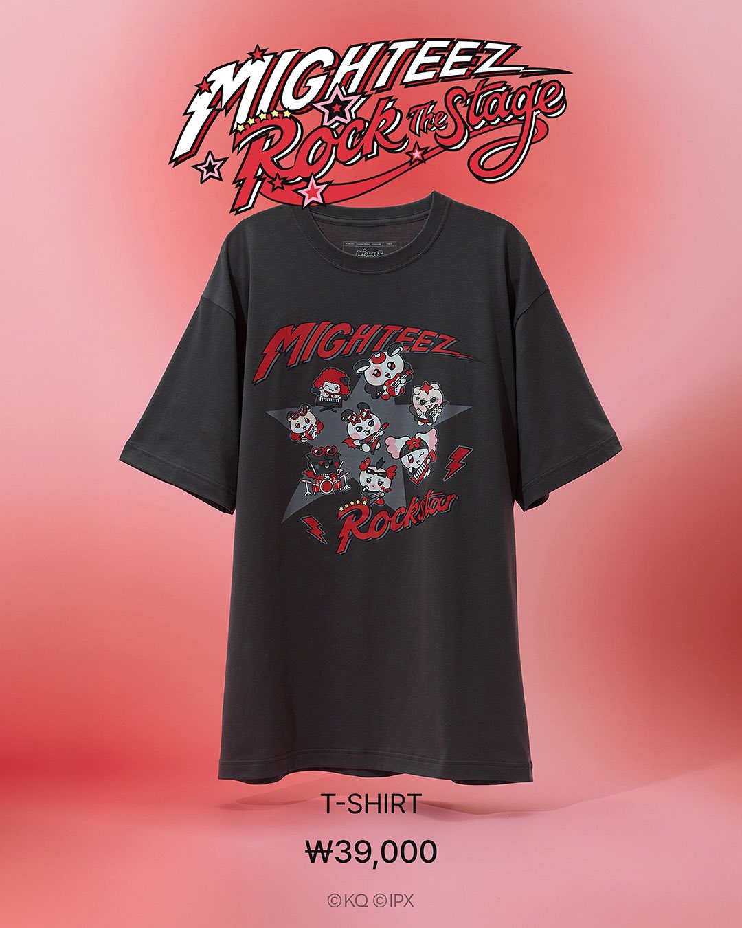 MIGHTEEZ (ATEEZ) - OFFICIAL MD - COLLER POP T-SHIRT