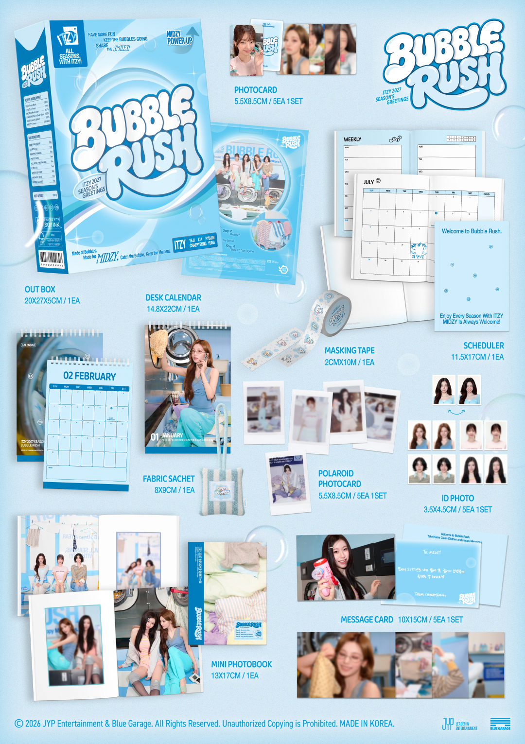 ITZY - 2027 Seasons Greetings [BUBBLE RUSH]