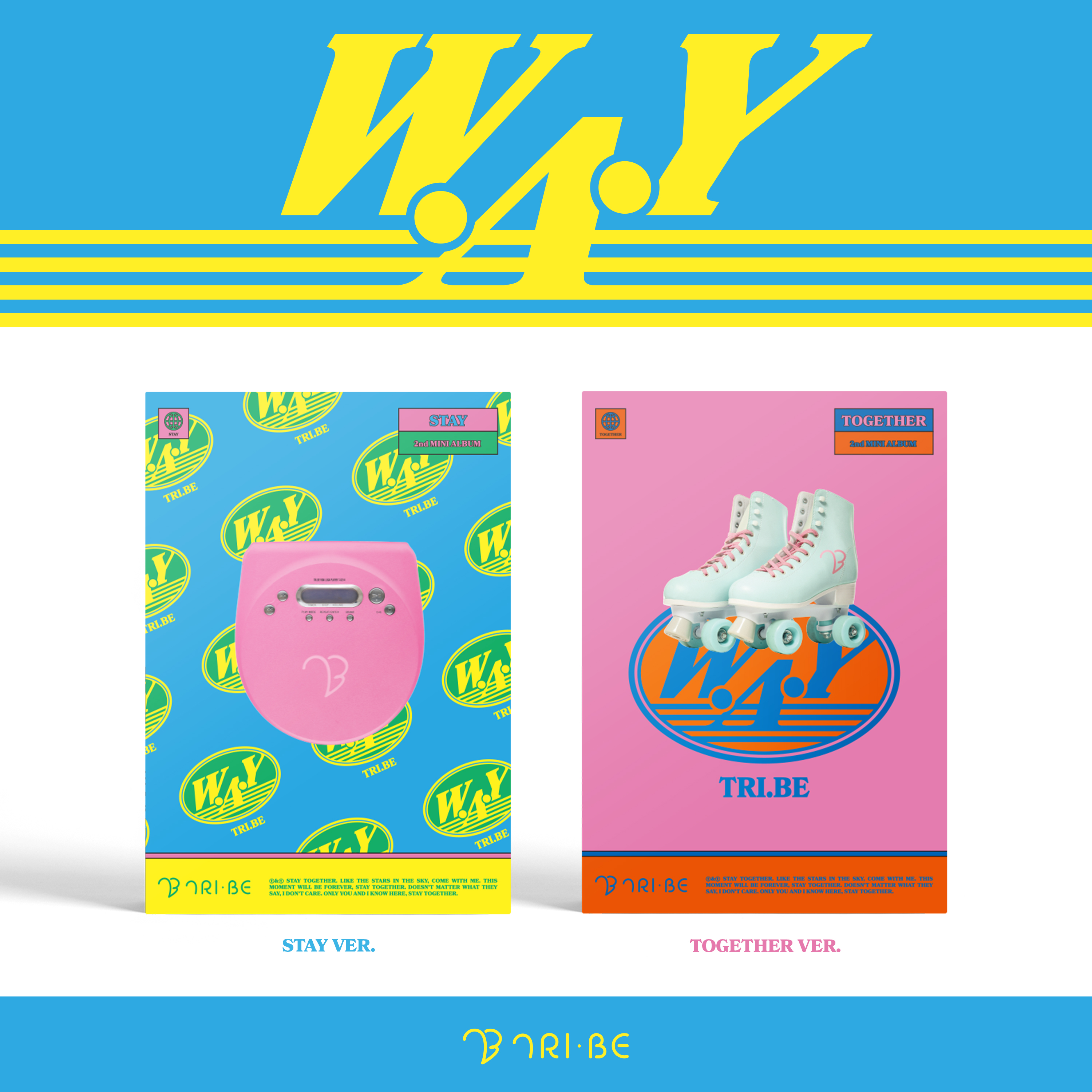 tribe-way-album TRI.BE - W.A.Y 2nd Mini Album