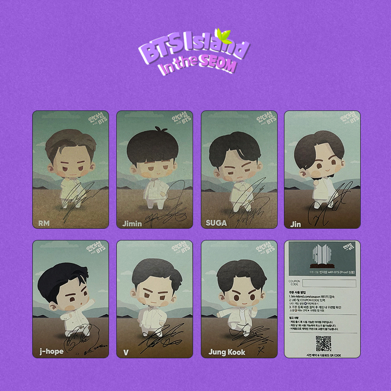 bts-seom-photocard-set BTS - Official in the Seom Photo Card Set