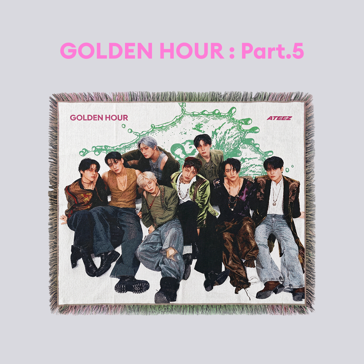 ATEEZ - GOLDEN HOUR : Part.5 - Woven Throw
