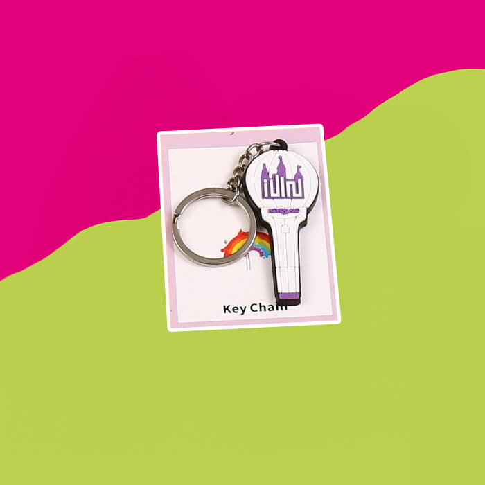 gidle-lightstick-rubber-keychain (G)I-DLE - Rubber Keychain