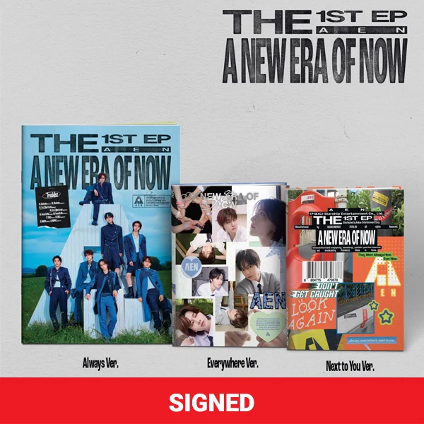 [SIGNED] AEN - THE 1ST EP : A NEW ERA OF NOW