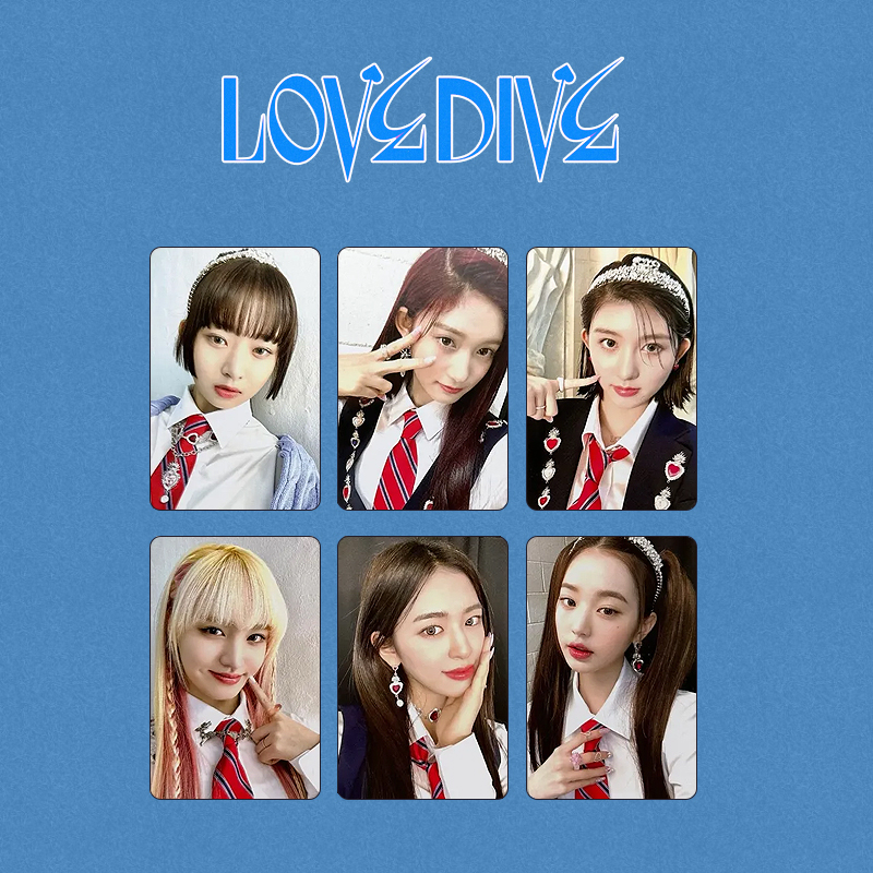 ive-photocard-set-love-dive IVE - Official POB Love Dive Photo Card