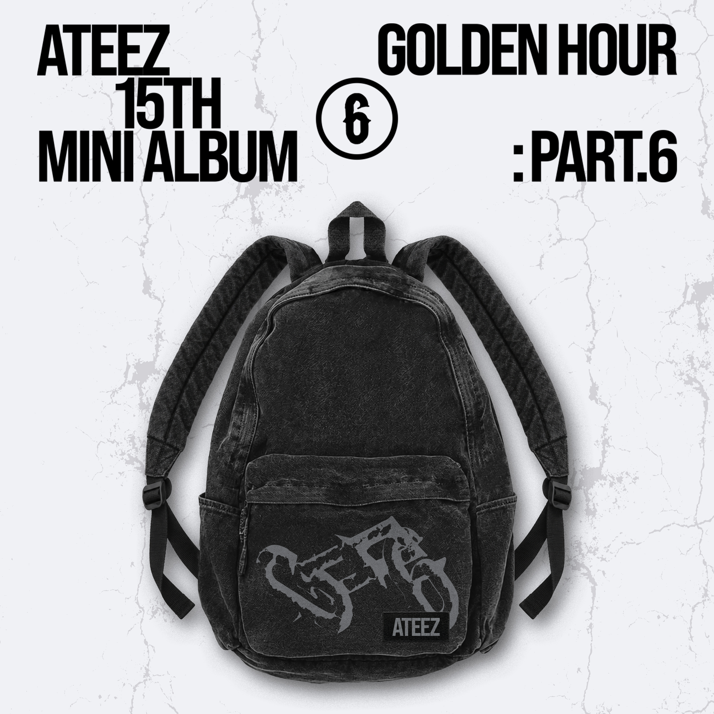ATEEZ - GOLDEN HOUR : Part.6 - WASHED BACKPACK